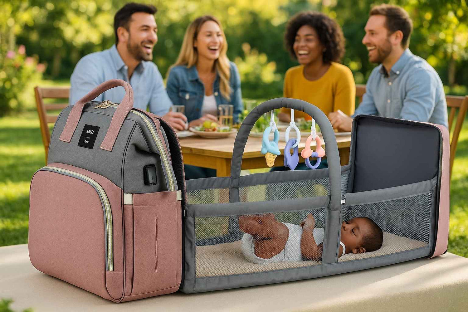 diner famille sac à dos à langer energimax carrousel