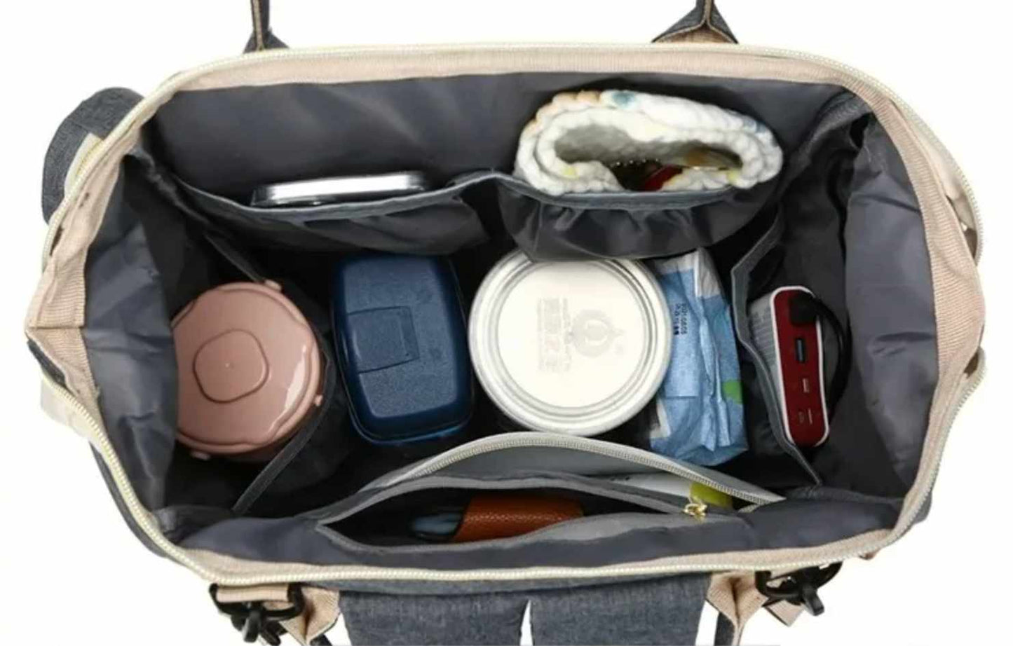 sac à dos à langer interieur kalido carrousel