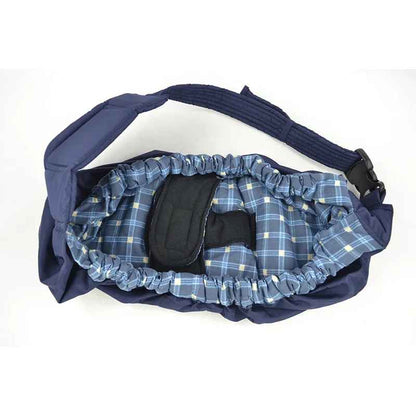 écharpe de portage bleu marine mains libres carrousel