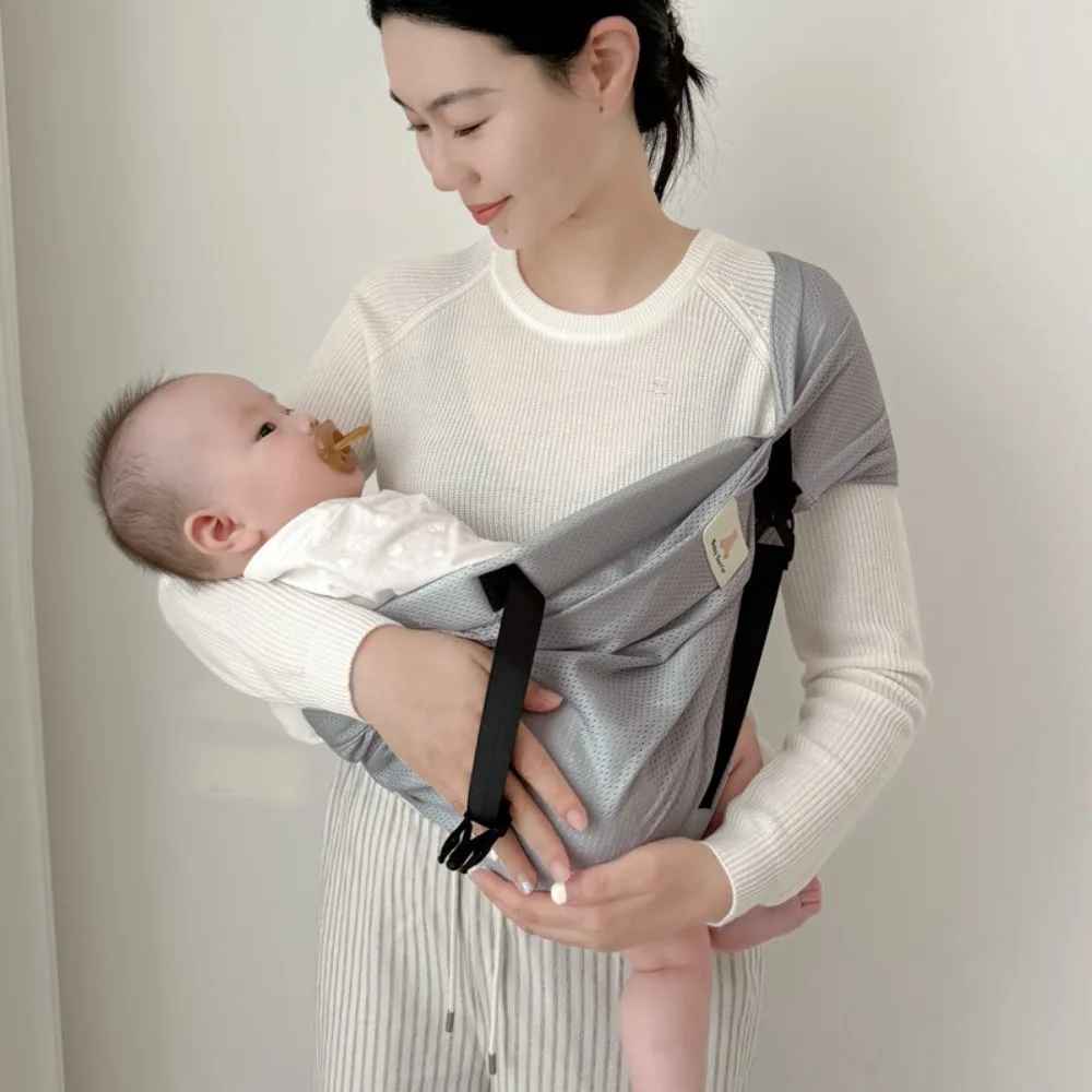 echarpe de portage gris maman chinoise bebe baolou carrousel