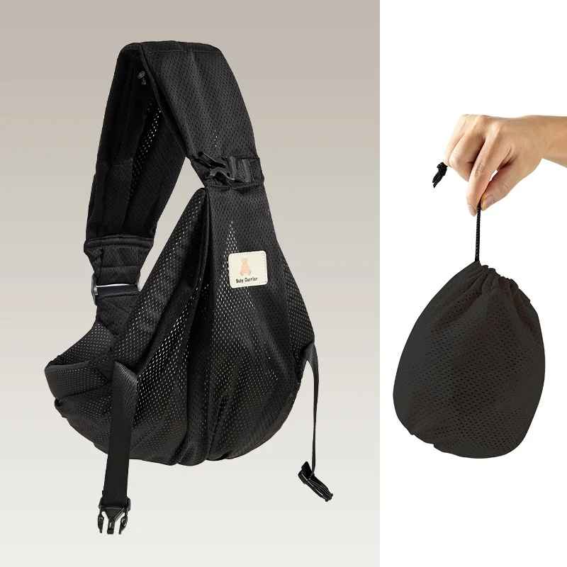 echarpe de portage noir baolou carrousel