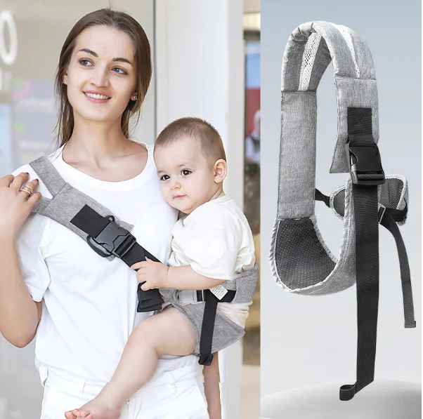 echarpe portage gris ergonomique premium carrousel