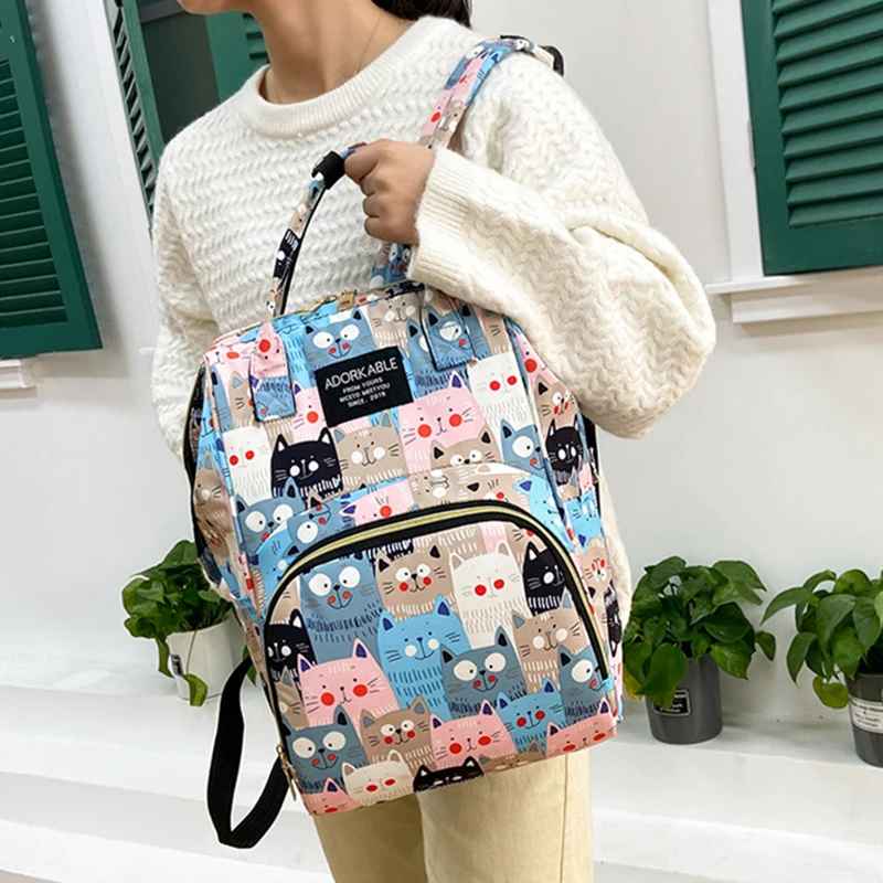 épaule sac à dos à langer gris chatoudou carrousel