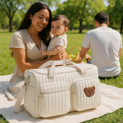 maman bebe sac a langer ourson solo doudounours carrousel