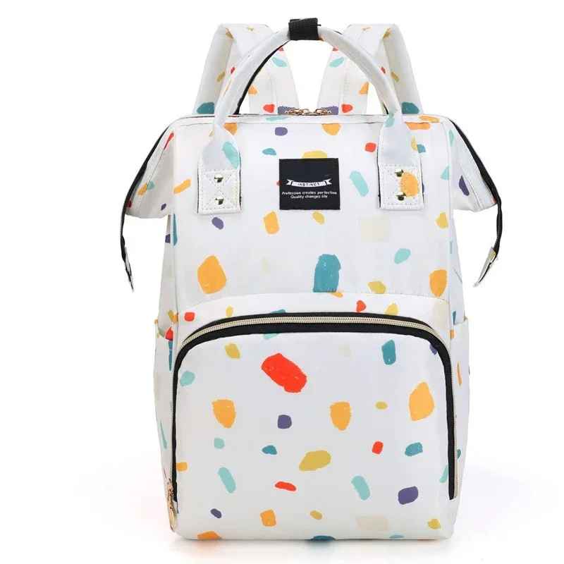 sac à dos à langer blanc colorform carrousel