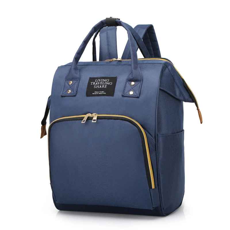 sac à dos à langer bleu drapeau carrousel