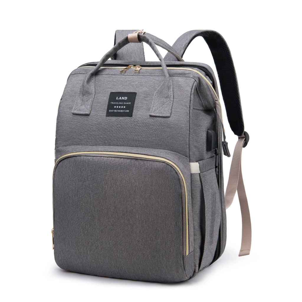 sac à dos à langer gris energimax carrousel