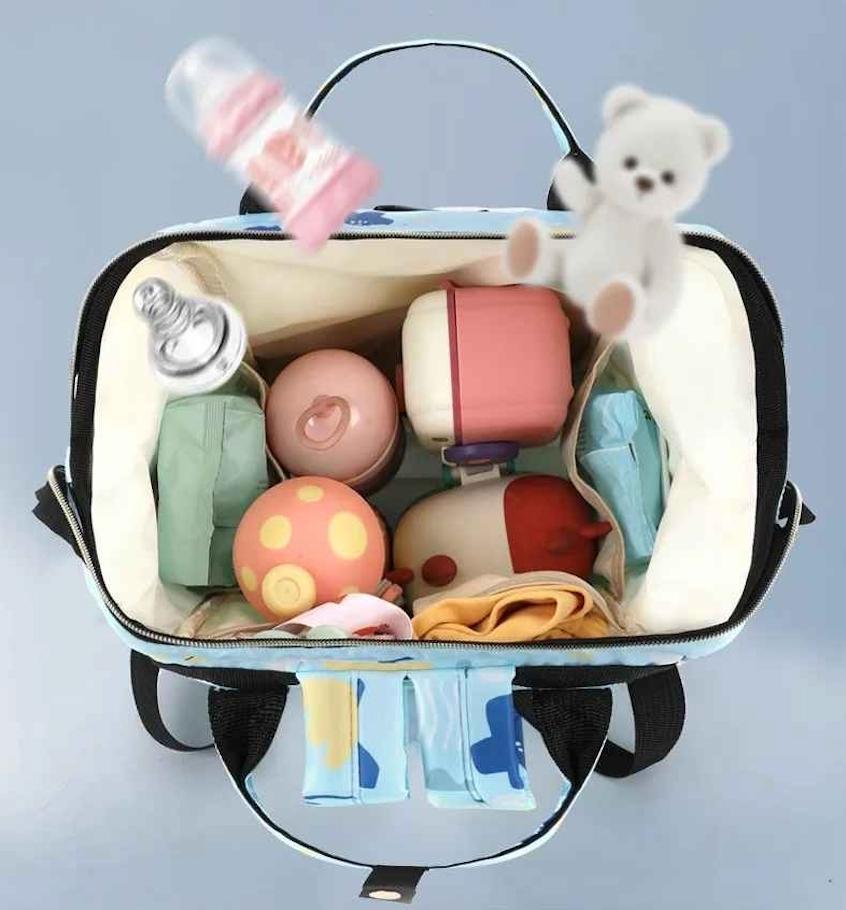 sac à dos à langer interieur colorform carrousel