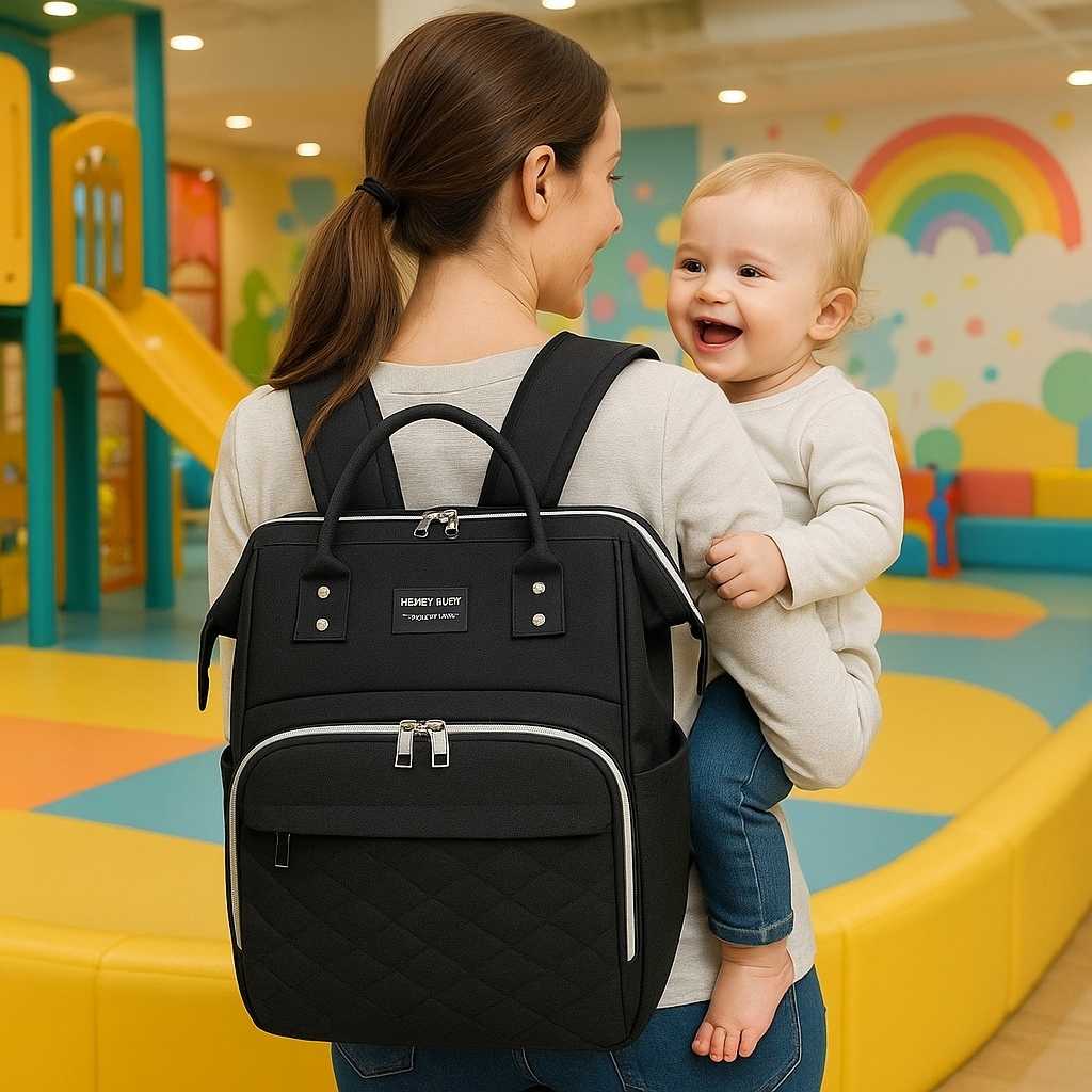sac à dos à langer maman jeux kalido carrousel