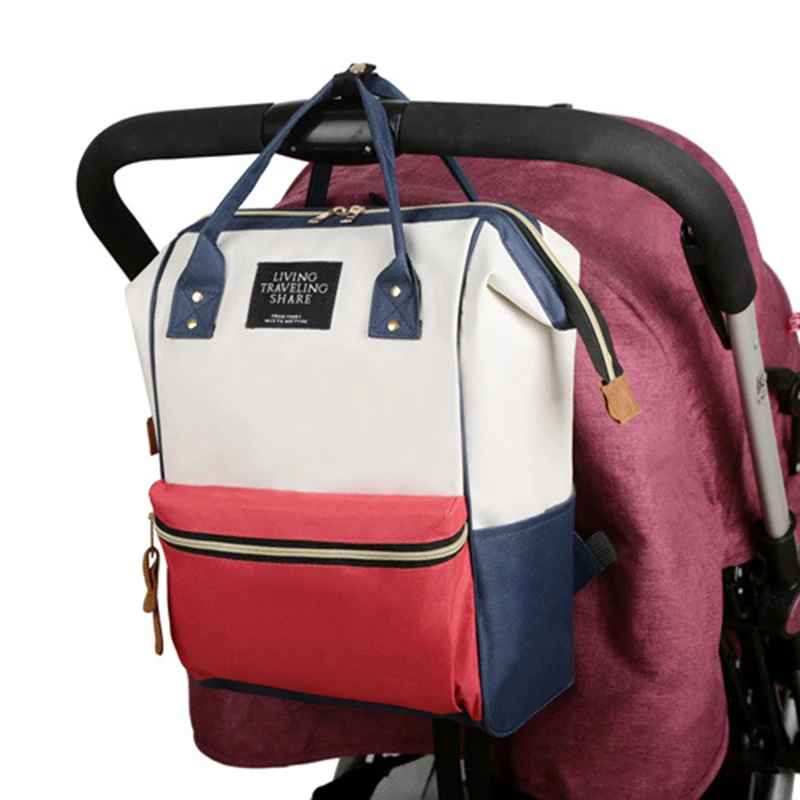 sac à dos à langer multicolore poussette drapeau carrousel