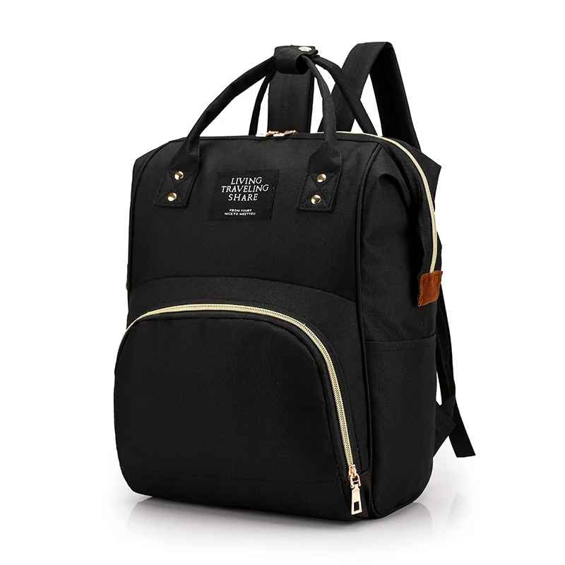 sac à dos à langer noir drapeau carrousel