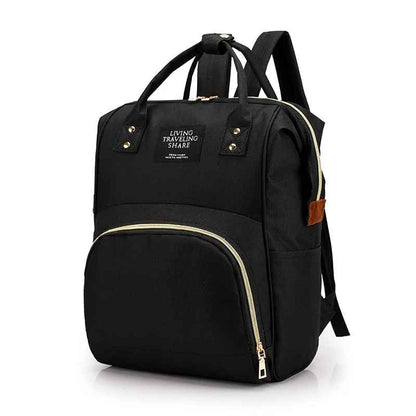 sac à dos à langer noir drapeau carrousel