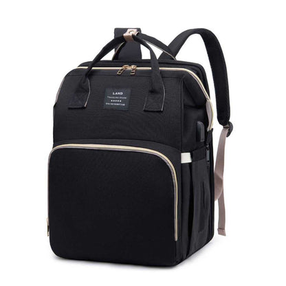 sac à dos à langer noir energimax carrousel