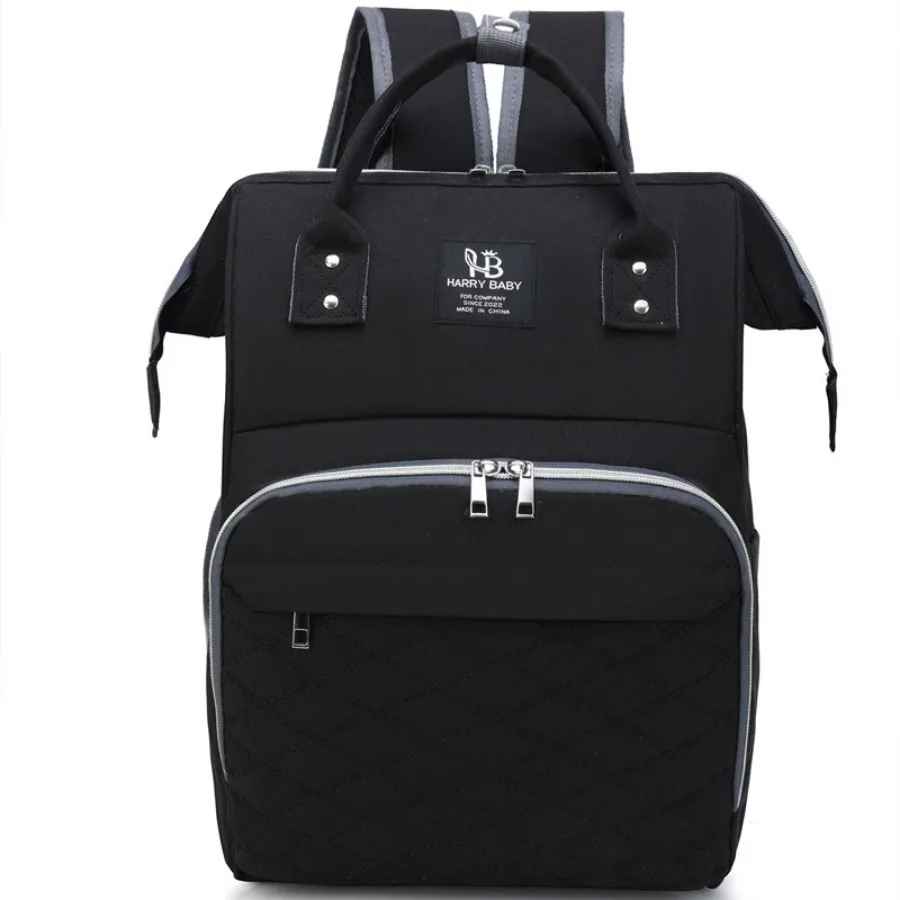 sac à dos à langer noir kalido carrousel