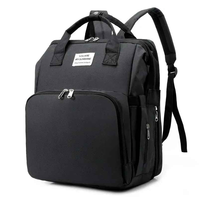 sac à dos à langer noir kodola carrousel