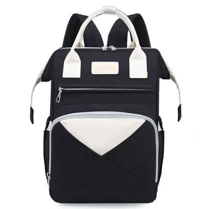 sac à dos à langer noir rosace carrousel