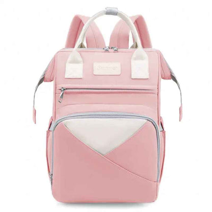 sac à dos à langer rose rosace carrousel