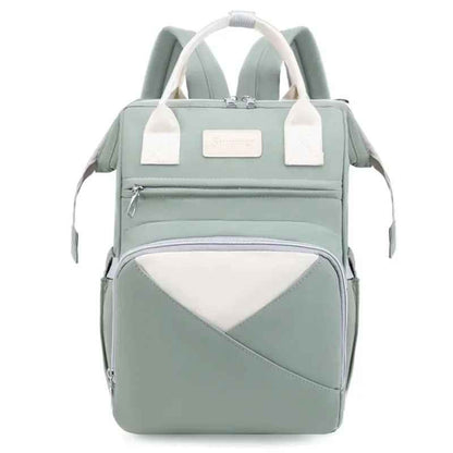 sac à dos à langer vert rosace carrousel