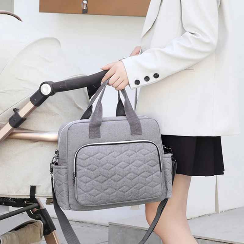 sac a langer gris poussette agathe carrousel