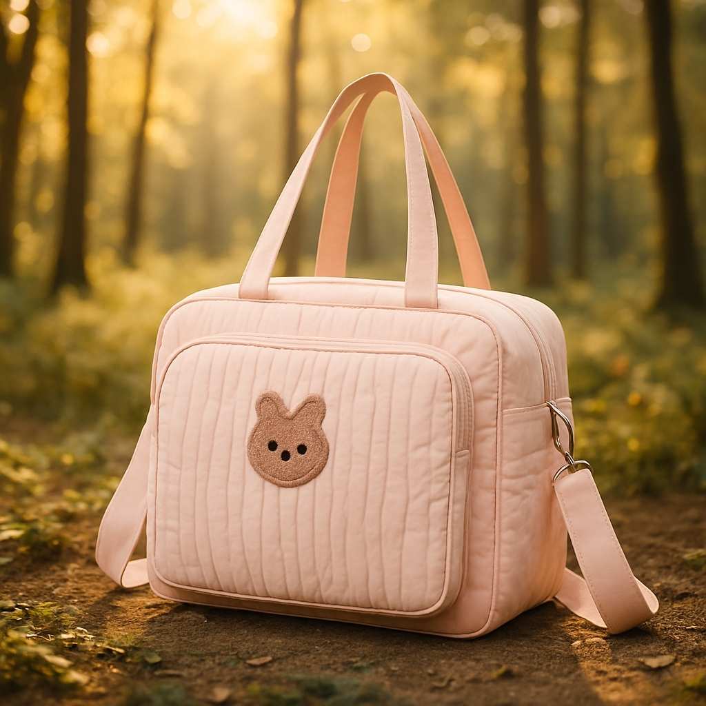 sac à langer rose foret rounny carrousel